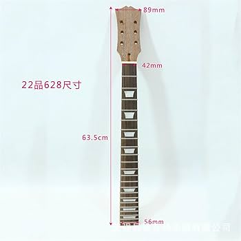 オリジナルスルーネックエレキギター　マホガニーボディ　メープル＆ローズネック Amazon.co.jp: ギターネック 22 フレット マホガニーネック For